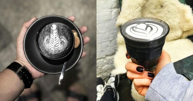 Hvordan laver man sort latte?