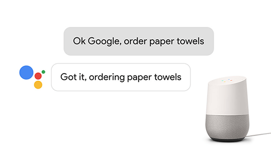 Forbrugere kan nu shoppe fra deltagende Google Express-forhandlere med Google Assistant på Google Home.