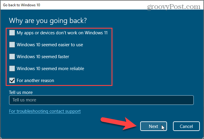 Årsager til at gå tilbage til Windows 10