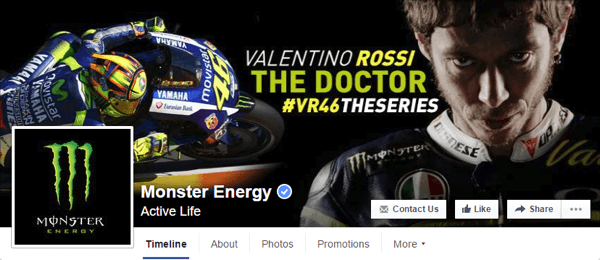 facebook forsidebillede monster energi
