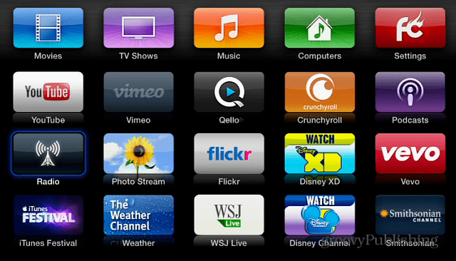 Apple TV-kanaler