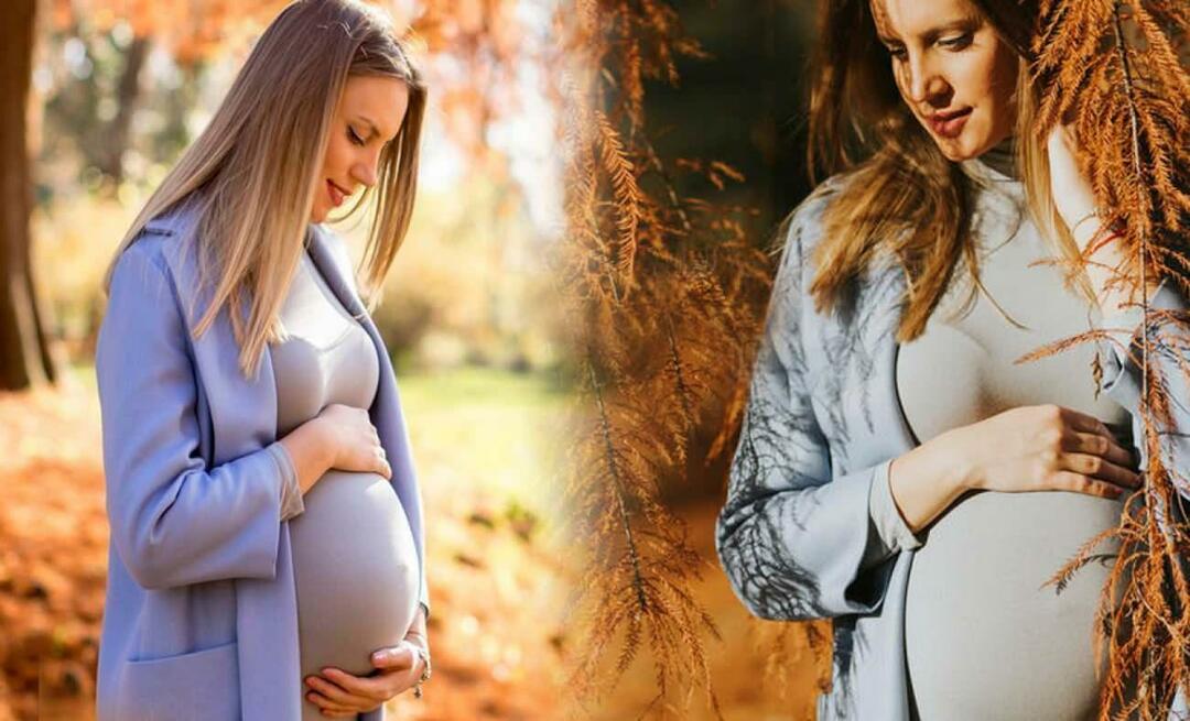 5 gyldne genstande for at slippe af med efterårets virkninger under graviditeten!
