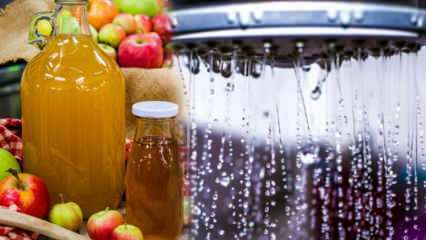 Hvad er fordelene ved æble cider eddike juice? Hvad sker der, hvis du tilføjer æble cider eddike til dit brusevand?