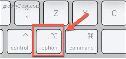 mac option nøgle