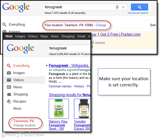 google shopping søgning tip