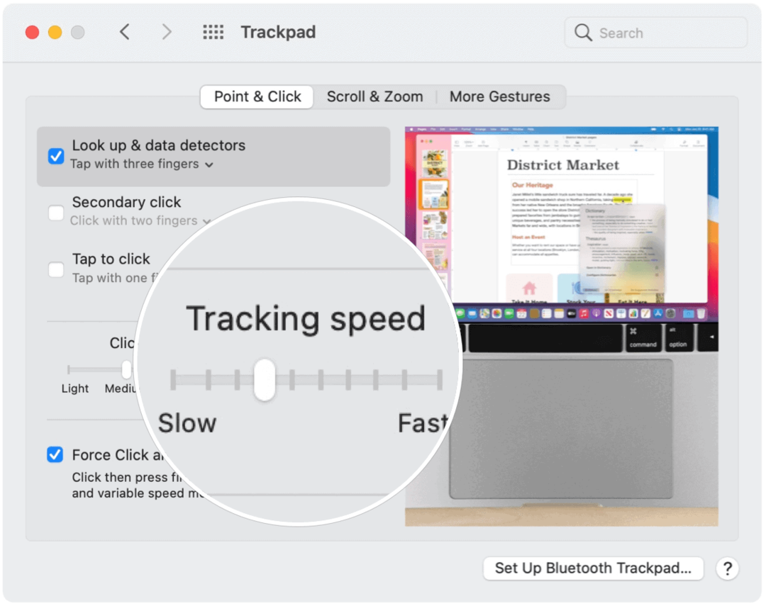 Løs problemer med din Mac Mouse TrackPad-sporingshastighed