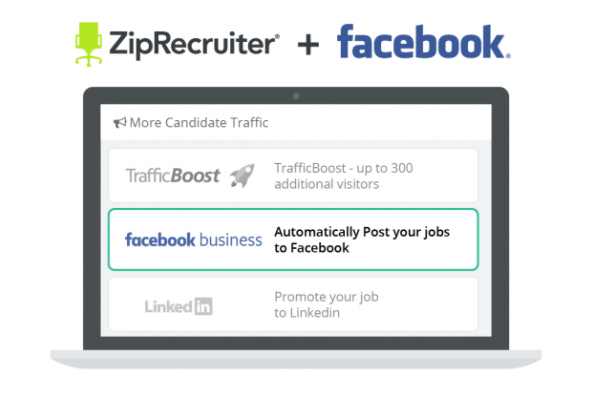 Facebook integrerer ZipRecruiter-lister i jobbogmærke på platformen.