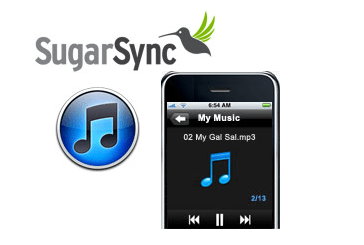 SugarSync + iTunes og iPhone