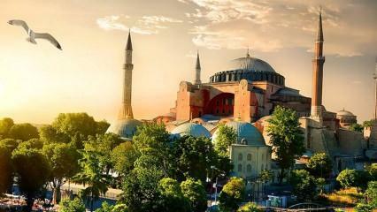 Hvor ligger Hagia Sophia-moskeen? Hagia Sophia-moskeen