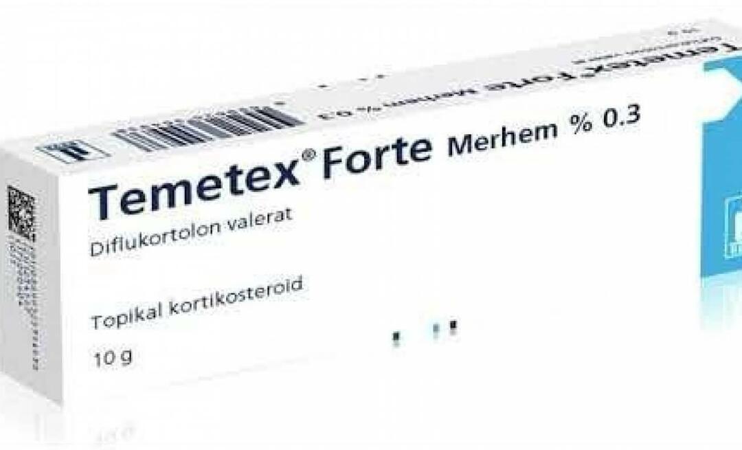 Hvad er Temetex creme, hvad er dens bivirkninger? Brugen af ​​Temetex creme!