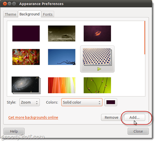 desktop farve i ubuntu
