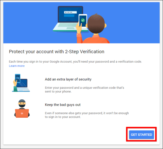 Google 2-trins verifikation kommer i gang