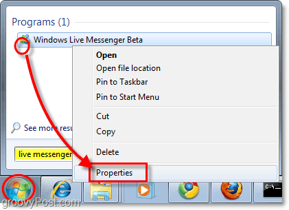 Sådan placeres Live Messenger i Windows 7-systembakken