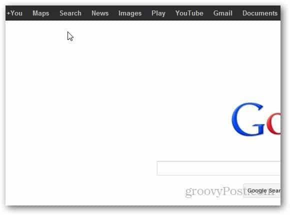 Tilpas Google Navigation Bar i Google Chrome [Extension]