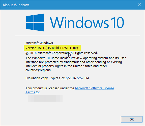 Windows 10 Redstone Preview Build 14251 tilgængelig for insidere