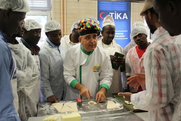 Tyrkiet delte den gastronomiske oplevelse med Afrika
