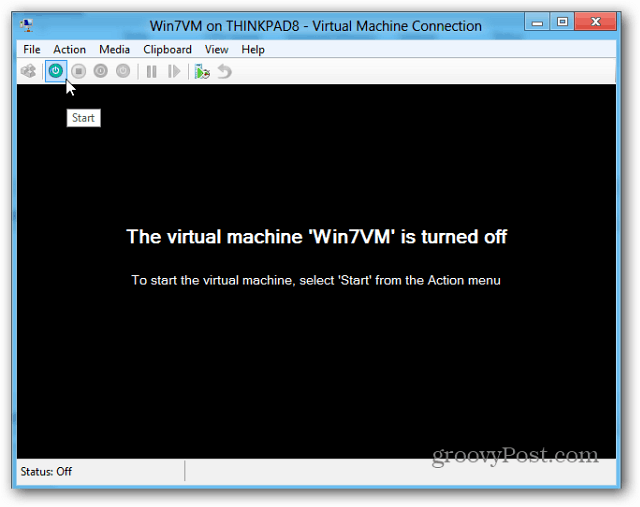 Opret en virtuel maskine med Hyper-V i Windows 8