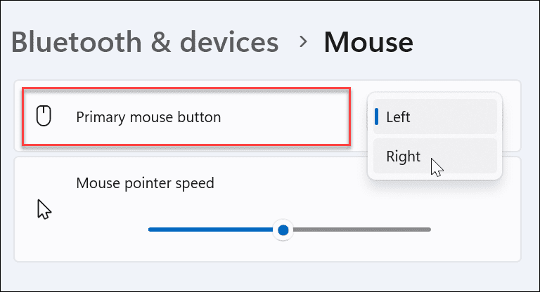 Gør musen venstrehåndet i Windows