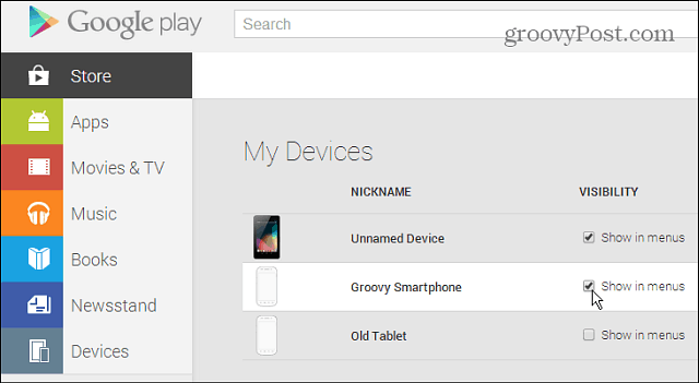Sådan fjernes gamle Android-enheder fra Google Play Butiksliste