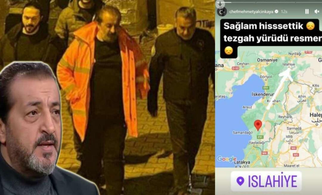Mehmet Yalçınkaya blev fanget i et jordskælv i Gaziantep! Han beskrev de frygtelige øjeblikke: 
