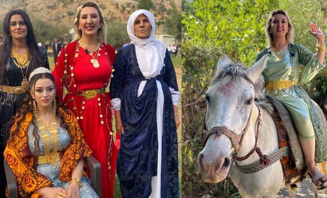 Bahar Kapıda er gæst til et stammebryllup, der varede 2 dage og 2 nætter i Şırnak i denne uge!