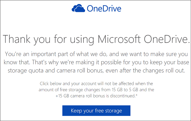 Opbevar OneDrive 15 GB opbevaring