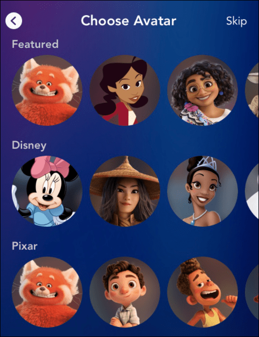 Disney-avatar opdaterer din forældrekontrol på disney plus