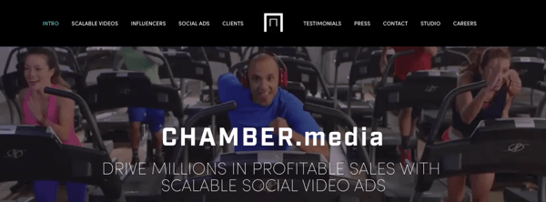 Chamber Media laver skalerbare sociale videoannoncer.