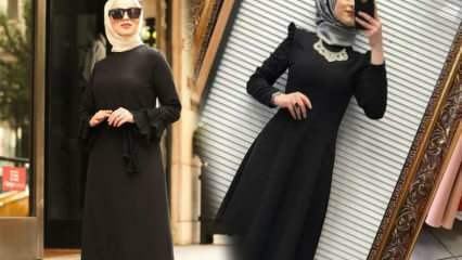 Tørklædefarver egnet til kjoler i sort farve