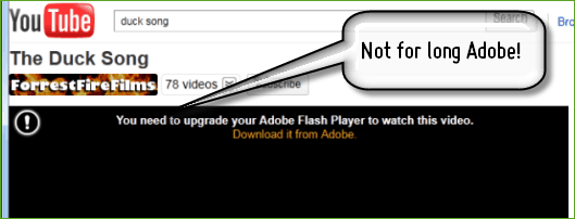 Se YouTube uden at installere Adobe Flash Player