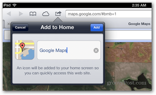 Tip om iOS 6: Føj Google Maps til startskærmen