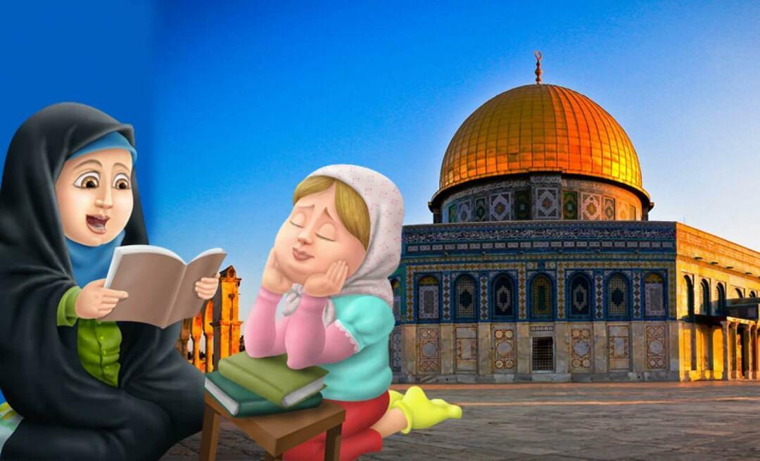 Hvordan skal vi forklare Jerusalem, hvor vores første qibla, Masjid al-Aqsa, er placeret for vores børn?
