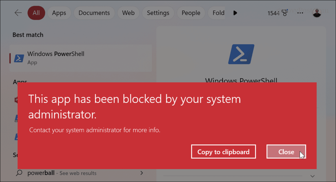 Bloker Desktop App Adgang på Windows