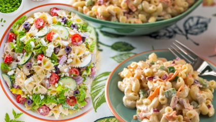 Får pastasalaten dig til at gå i vægt? Diæt pasta pasta salat opskrift! Pasta med yoghurt
