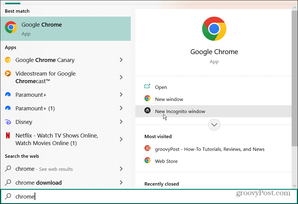 Download mislykket netværksfejl i Chrome