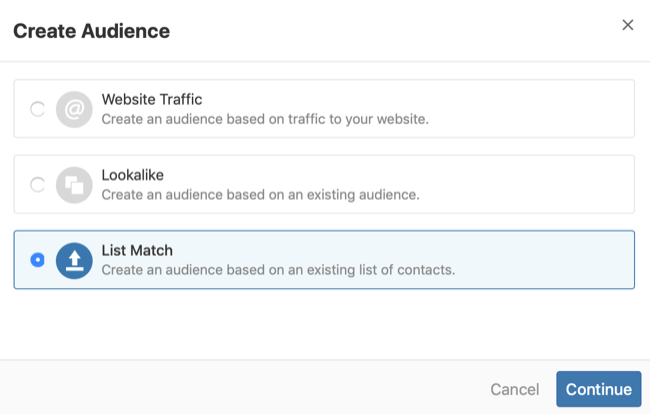 trin 2 i hvordan man opretter Quora-listen match publikum
