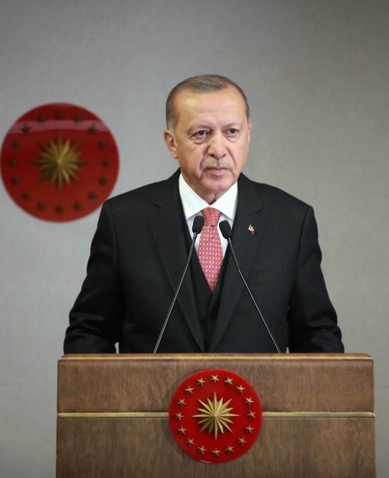 formand erdoğan talte efter kabinetsmødet
