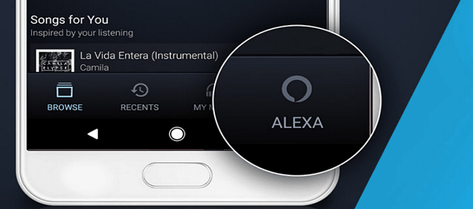 alexa amazon mobil musik app