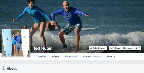 ted rubin om siden facebook side