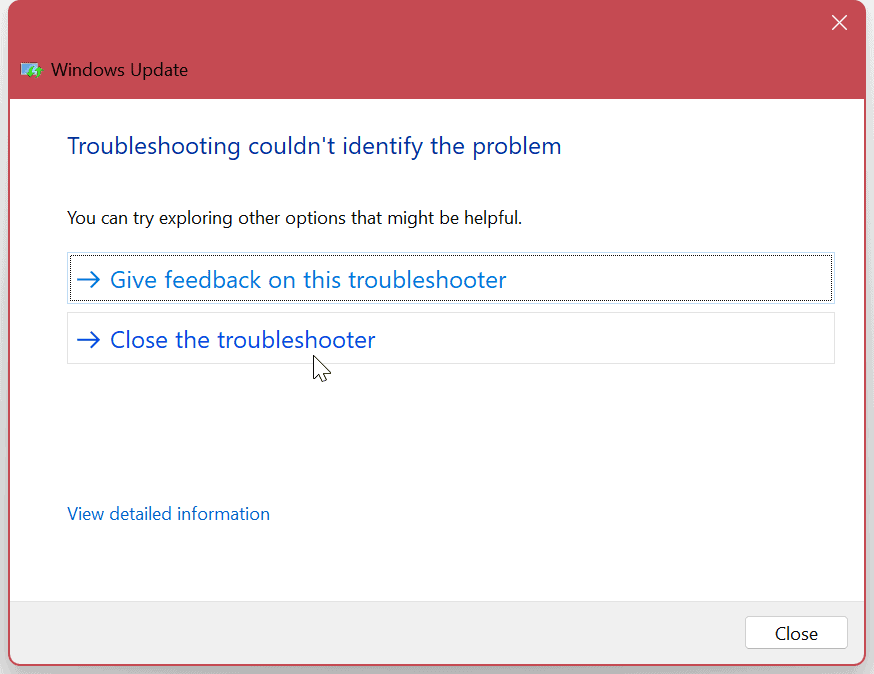 Ikke nok diskplads til Windows Update 