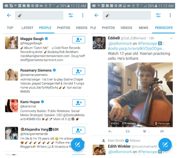 Twitter tilføjer evnen til at søge Twitter og Periscope ved hjælp af emojis.