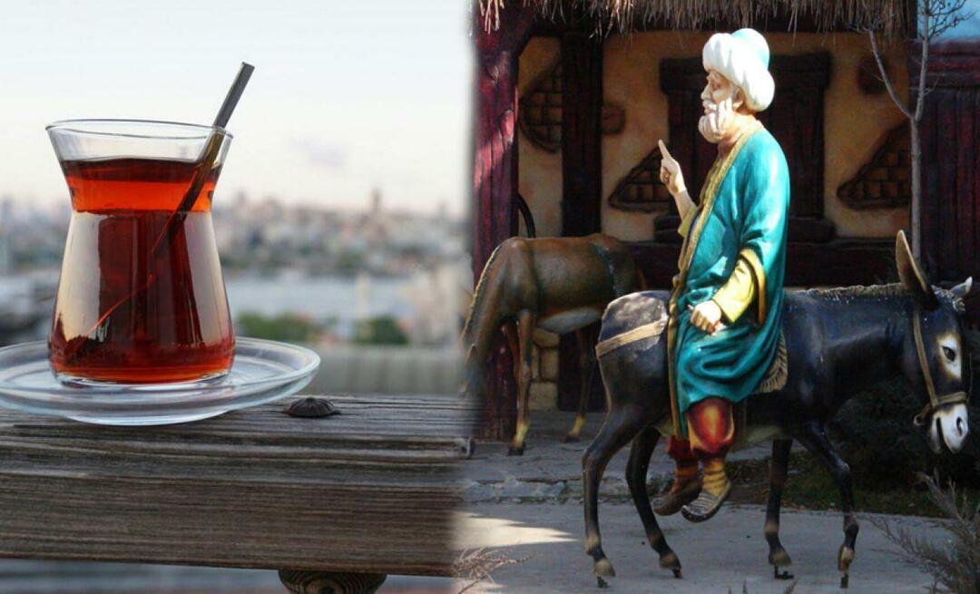 Nasreddin Hodja og tyrkisk te optaget på UNESCO