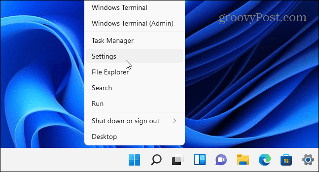 Startindstillinger Windows 11
