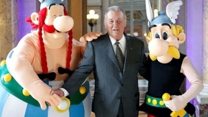 Albert Uderzo, tegneserieskaberen af ​​tegneseriehelten Asterix, blev fundet død i sit hjem!
