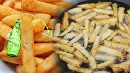Hvordan laver man pommes frites med sodavand, der smager som chips? Pommes frites med mineralvand