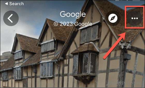 google maps ikon med tre prikker