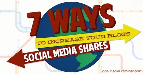 7 måder at øge dine blogs på sociale medier