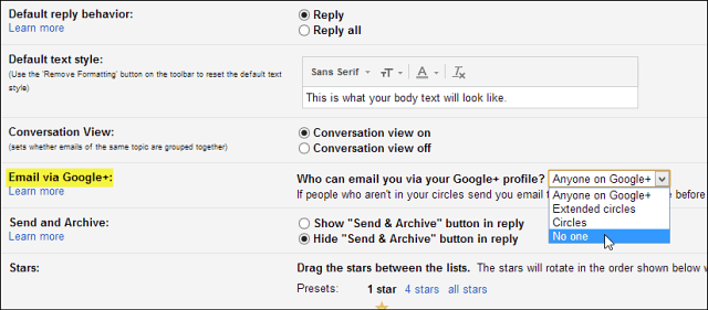 Google+ Tillader nu nogen at sende dig en e-mail. Sådan tilmelder du dig
