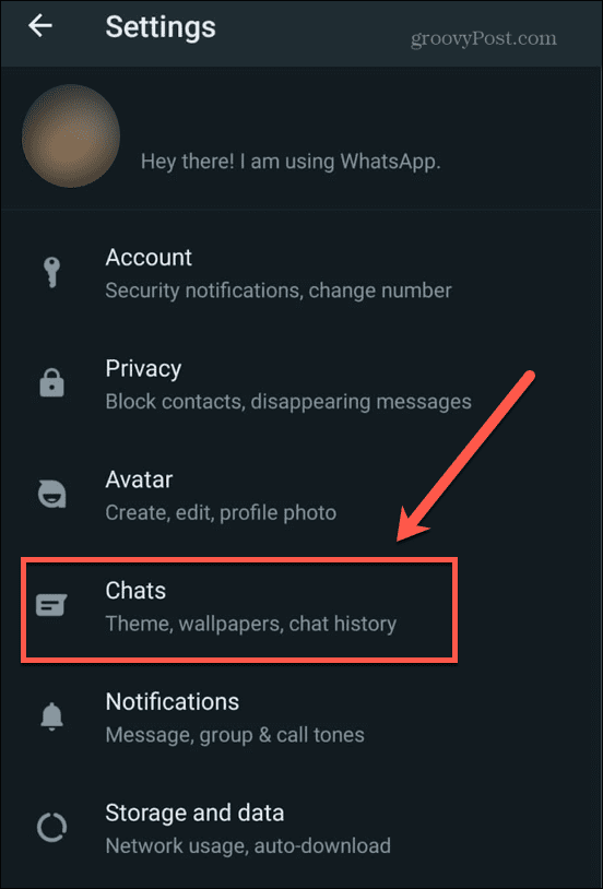 whatsapp chats