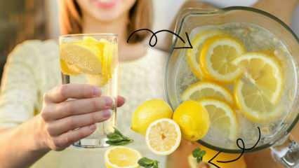 Er det okay at drikke citronvand i sahur? Hvis du drikker 1 glas vand med citron hver dag på sahur...